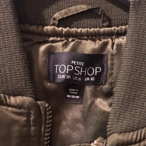 Topshop Bomber Jacket - Picture 2 of 2
